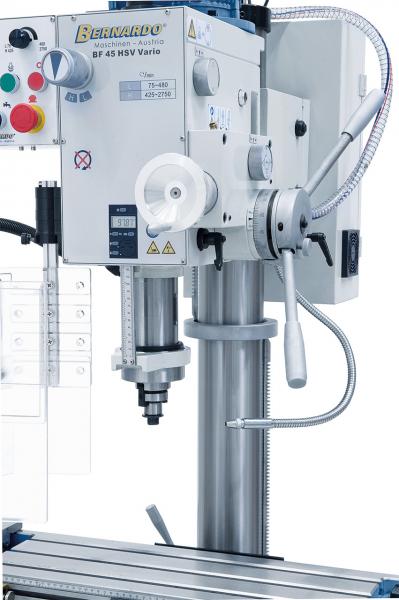 Bernardo Bohr- und Fraesmaschine BF 45 HSV Vario inkl. Vorschub fuer x-Achse